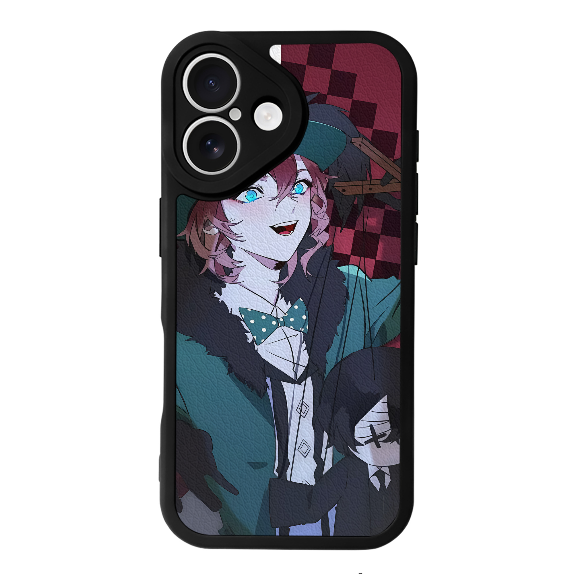 （画像用） 文豪ストレイドッグス Bungo Stray Dogs 【iPhone 16シリーズ対応】シリコンスマホケース（レザー調） 材質：シリコン